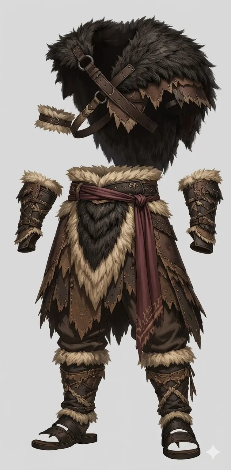 Arte oficial de Armadura de Peles