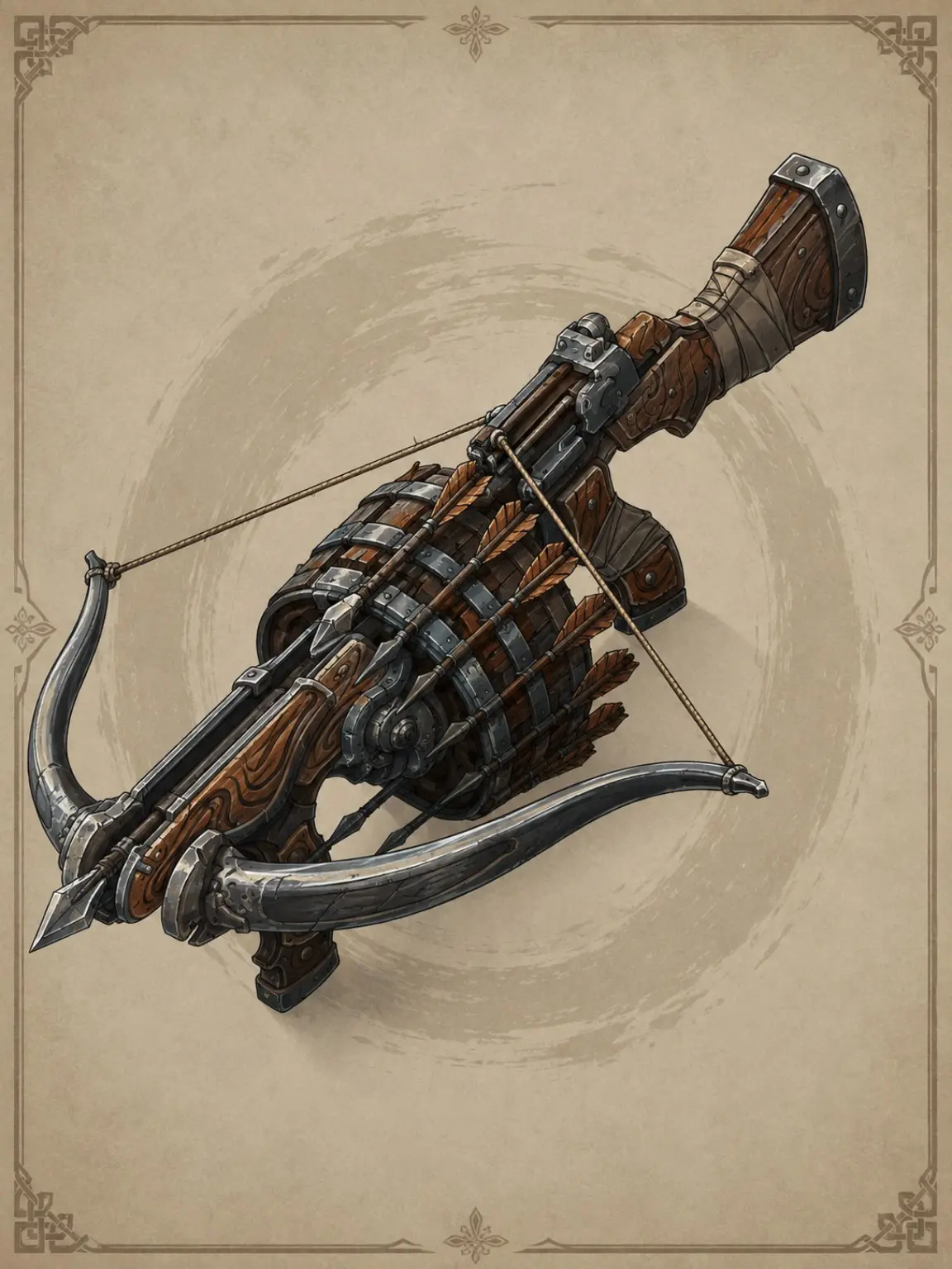 Arte oficial de Besta de Repetição Média