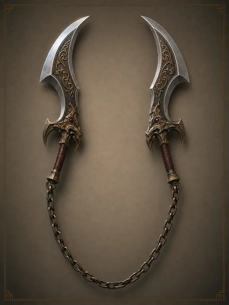 Arte oficial de Lâminas Gêmeas